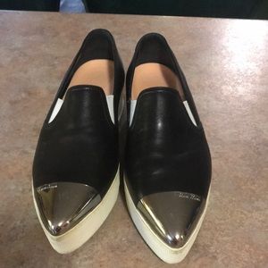 Miu Miu platform leather shoes